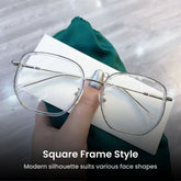 Trendy Oversized Square Eyeglass Frames for Women